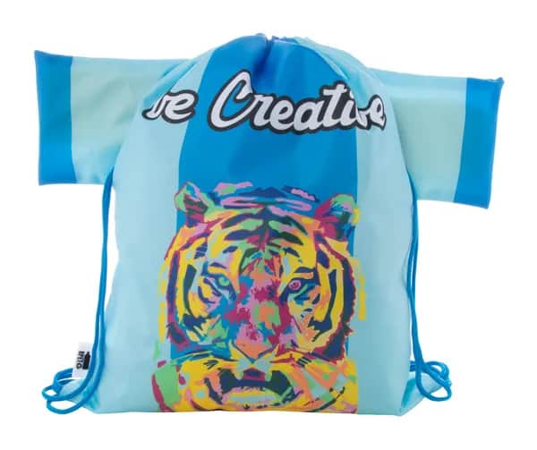 Individueller Turnbeutel - CreaDraw T RPET - blau (-06)