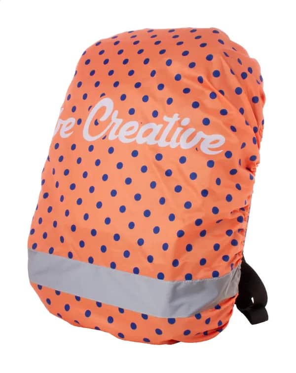 Individuelle, reflektierende Rucksackhülle - CreaBack Reflect - weiß