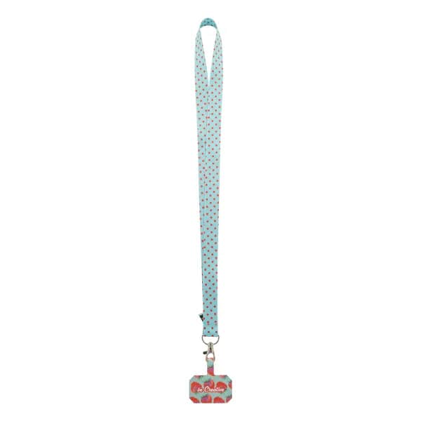 individuelles RPET Handyhalter-Lanyard - Subyard Mobile RPET - weiß