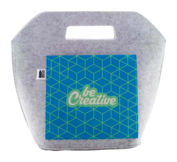 Individuelle RPET-Kühltasche - CreaFelt Coolgrab - weiß