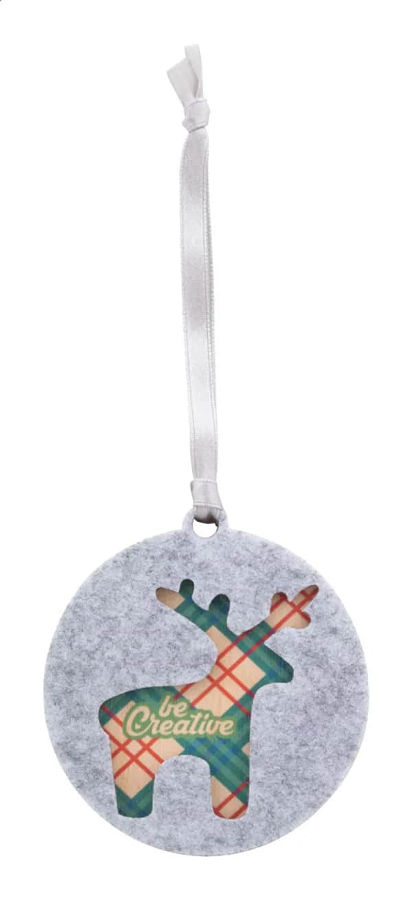 Weihnachtsbaumanhänger, Weihnachtsbaum - CreaFelt Tree - grau (-D)