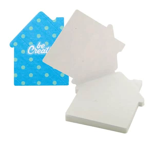 Individueller Haftnotizblock - CreaStick Seed House - weiß