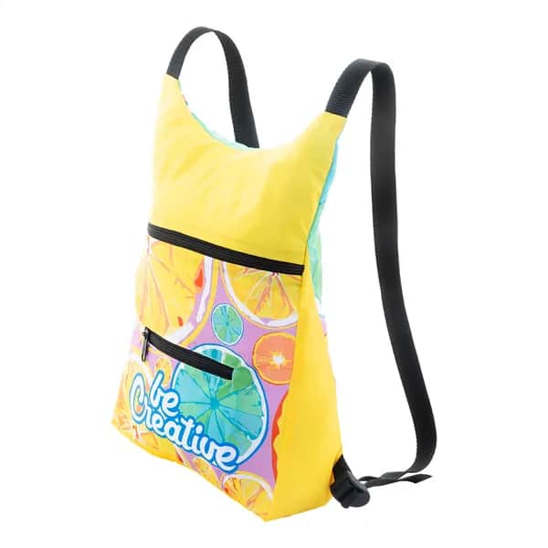 Individueller faltbarer RPET-Rucksack - SuboBag Folback - schwarz (-10)