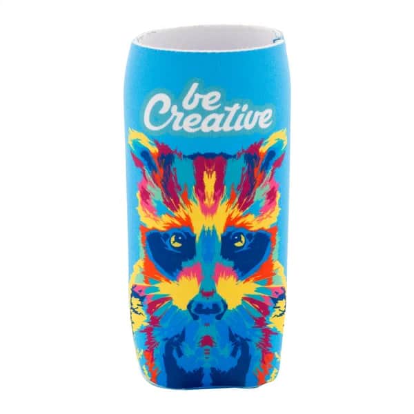 RPET Dosenkühler - PrintCan Slim - weiß