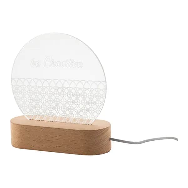 LED-Trophäe - Woodify - transparent (-C)