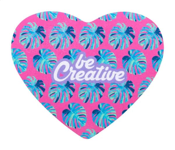 Mauspad RPET - CreaFelt Cursor Love - weiß