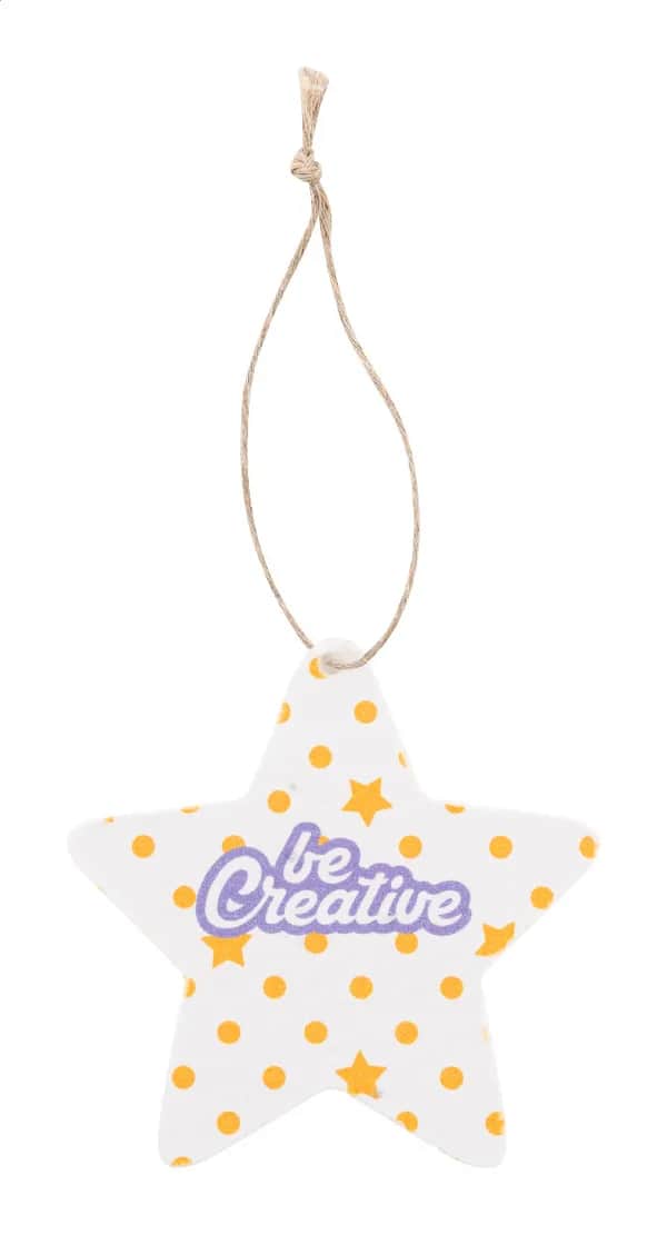 Weihnachtsbaumschmuck aus Saatgutpapier, rund - CreaJul Seed - natur (-C)