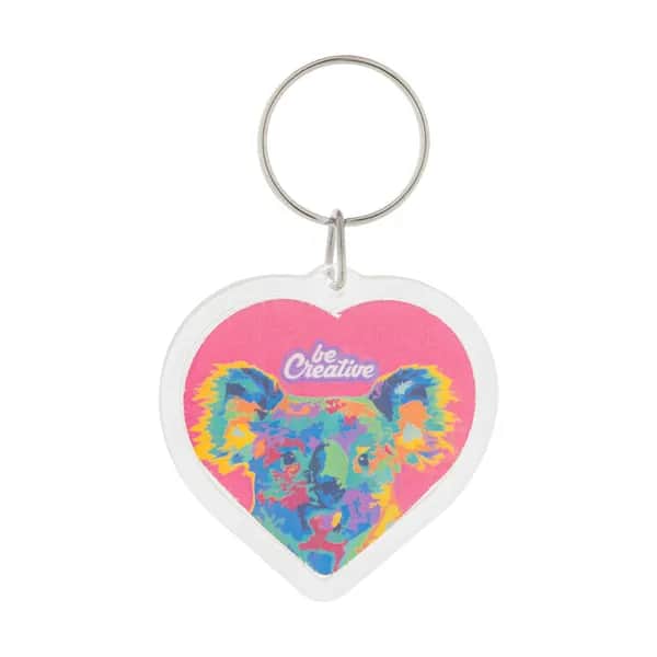 Schlüsselanhänger - PrintFob Love - transparent