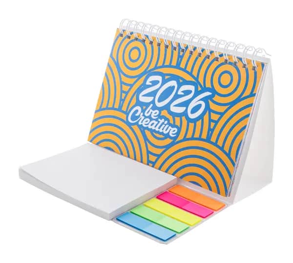 Individueller Tischkalender - CreaDate Combo - weiß