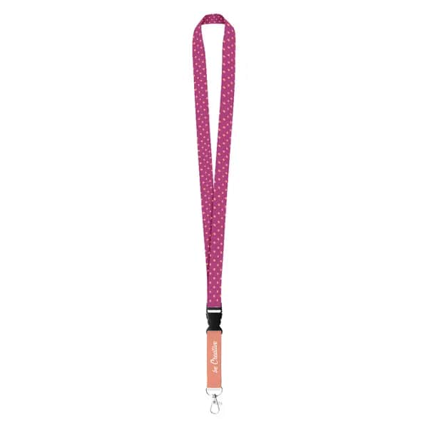 Lanyard mit Sublimationsdruck - Subyard C - weiß