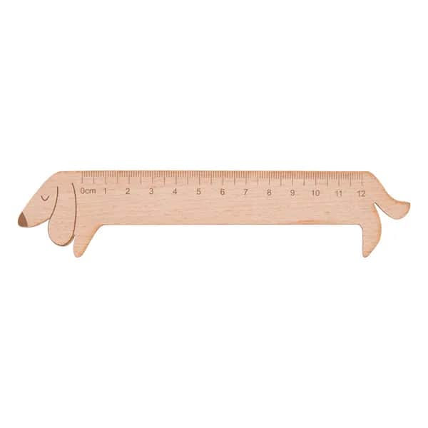 Lineal aus Holz - Looney - natur (-F)
