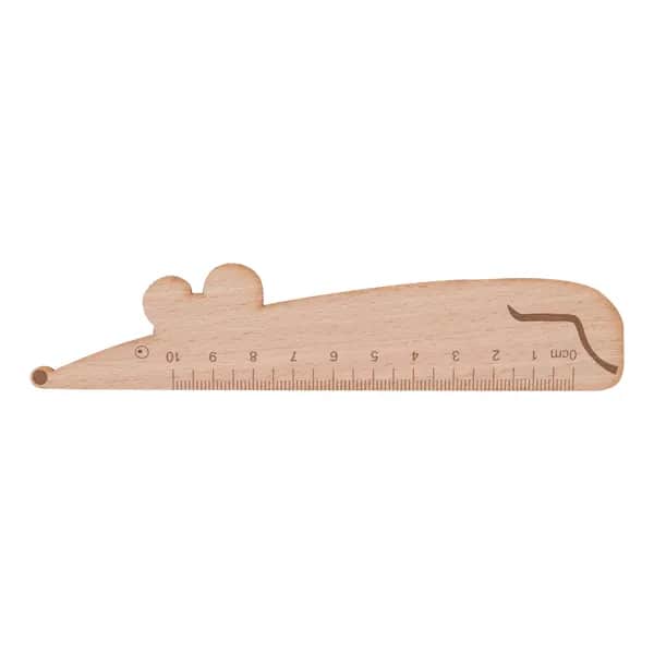 Lineal aus Holz - Looney - natur (-G)