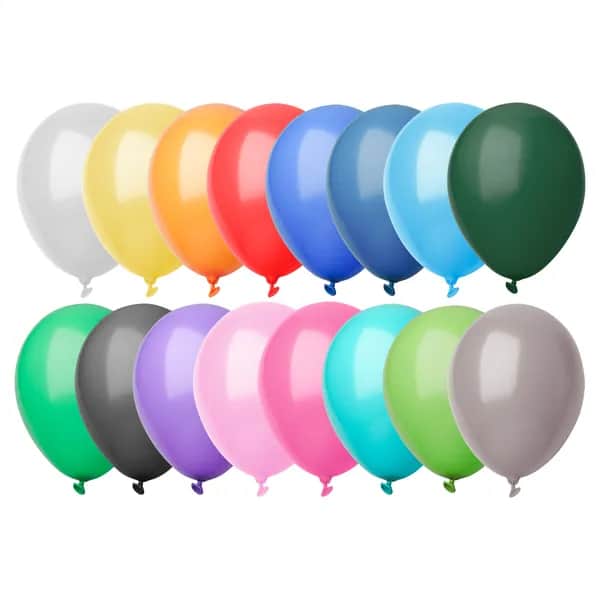 Luftballon, pastell - CreaBalloon - mehrfarbig