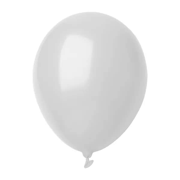 Luftballon, pastell - CreaBalloon - weiß (-01)