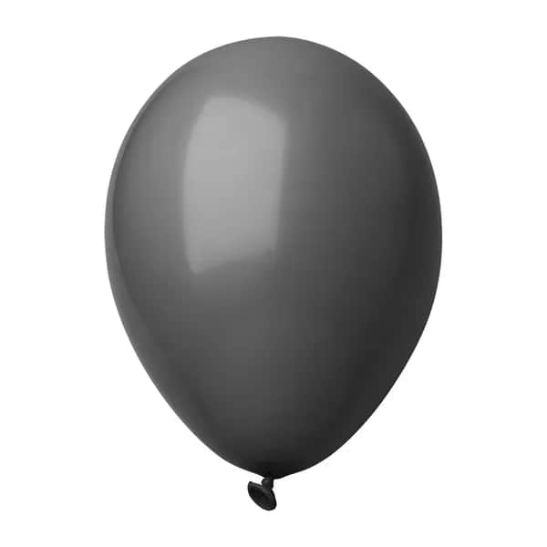 Luftballon, pastell - CreaBalloon - schwarz (-10)