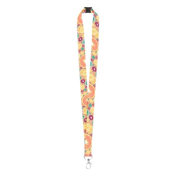 Lanyard Sublimationsdruck und Panikverschluss - Subyard A Safe - weiß