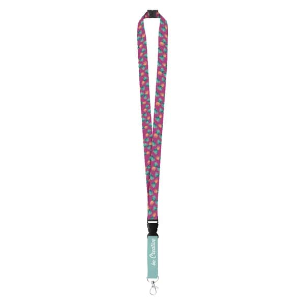 Lanyard Sublimationsdruck und Panikverschluss - Subyard C Safe - weiß