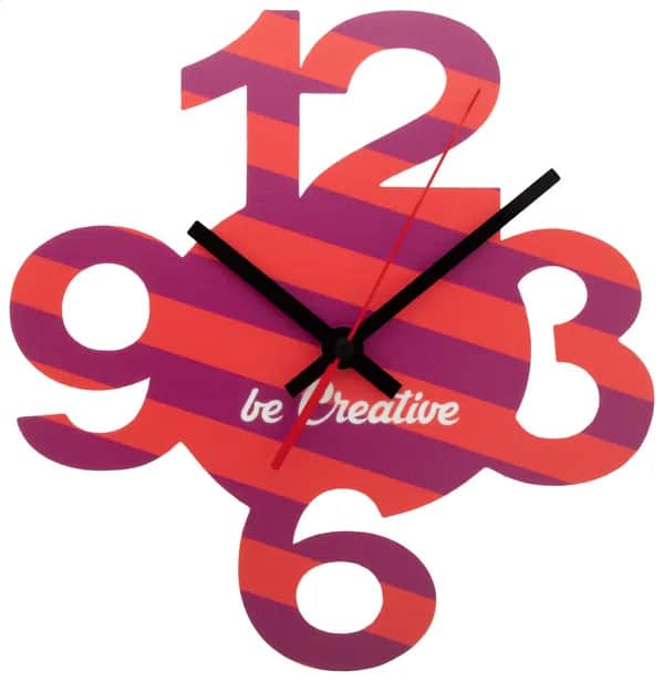 Wanduhr - BeTime 12 - weiß