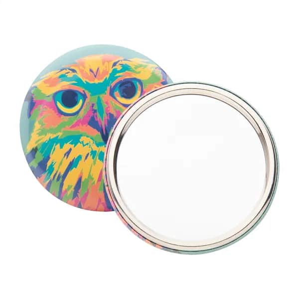 Taschenspiegel - BeautyBadge - silber