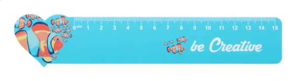 Lineal Haus, 15 cm - Couler 15 - weiß (-C)