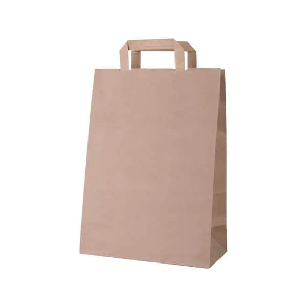 Papier-Einkaufstasche - Market - braun (-09)