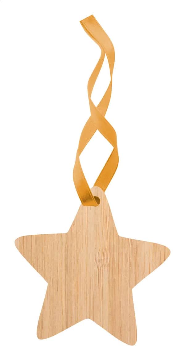 Weihnachtsbaumschmuck, Stern - Holonda - natur (-A)
