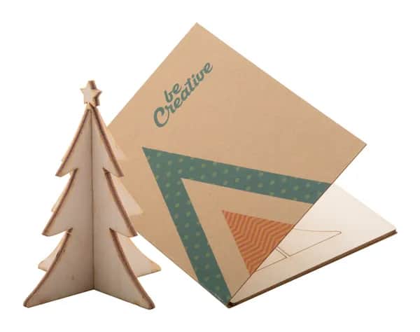 Weihnachtskarte, Tannenbaum - Creax Eco - natur (-A)