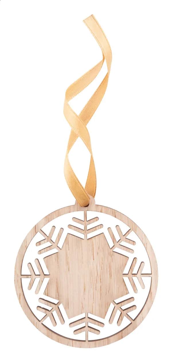 Weihnachtsbaumschmuck, Snowflake - Lundamo - natur (-A)