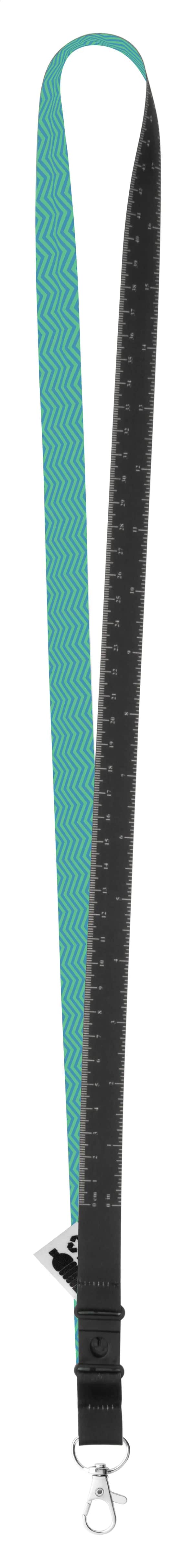 Individuelles Sublimationslanyard - Subyard 15 E RPET - weiß