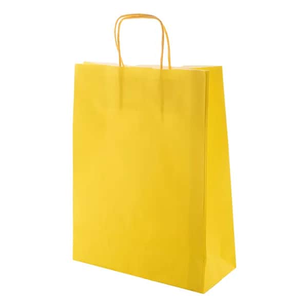 Papier-Einkaufstasche - Mall - gelb (-02)