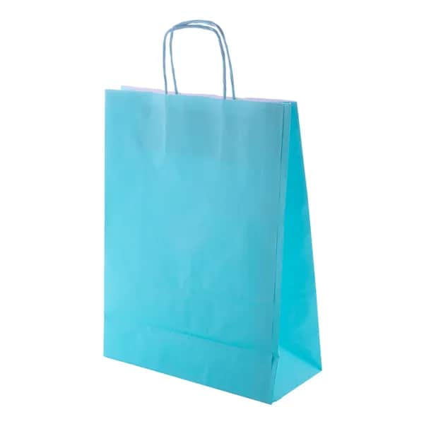 Papier-Einkaufstasche - Store - hellblau (-06V)