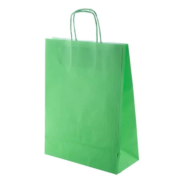 Papier-Einkaufstasche - Mall - grün (-07)