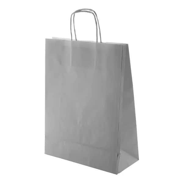 Papier-Einkaufstasche - Mall - aschgrau (-77)