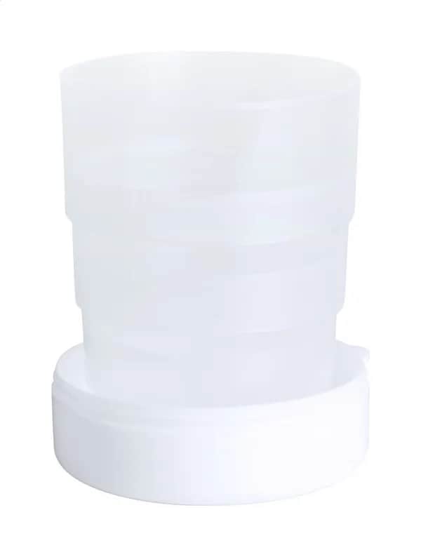 Faltbarer Becher - Medicup - weiß (-01)