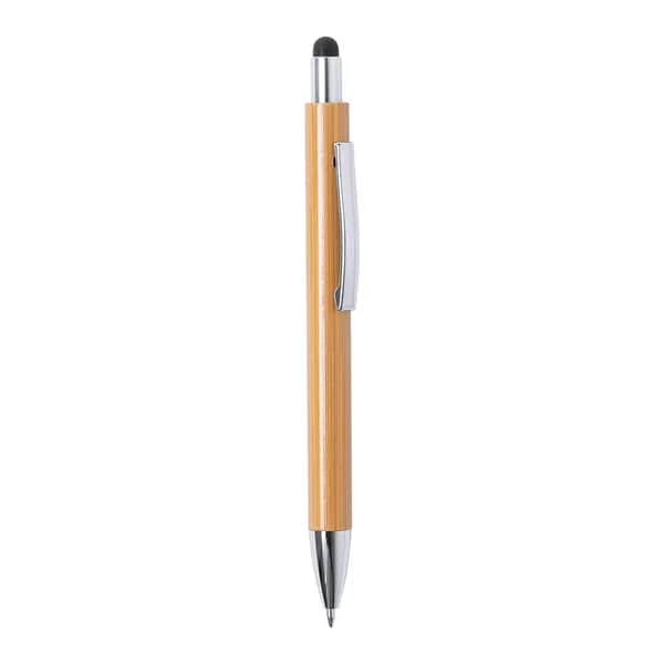 Bambus-Kugelschreiber & Touchpen - Kaizu - natur (-10)