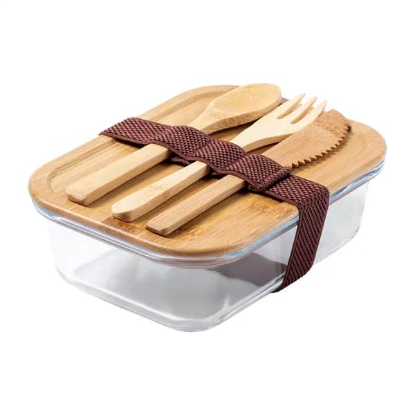 Glas-Lunchbox - Cuttata - transparent
