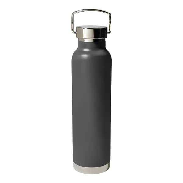 Kupferisolierte Thermoflasche - Cuppar - grau (-77)