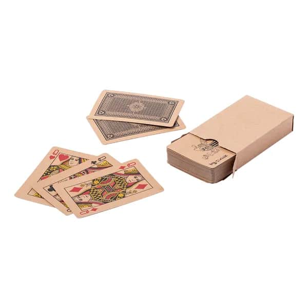 Spielkarten aus Recyclingpapier - Pacca - natur