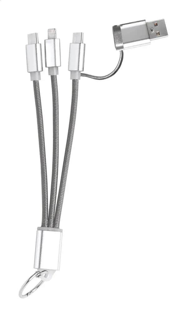 Ladekabel-Schlüsselanhänger - Rashort - grau (-77)