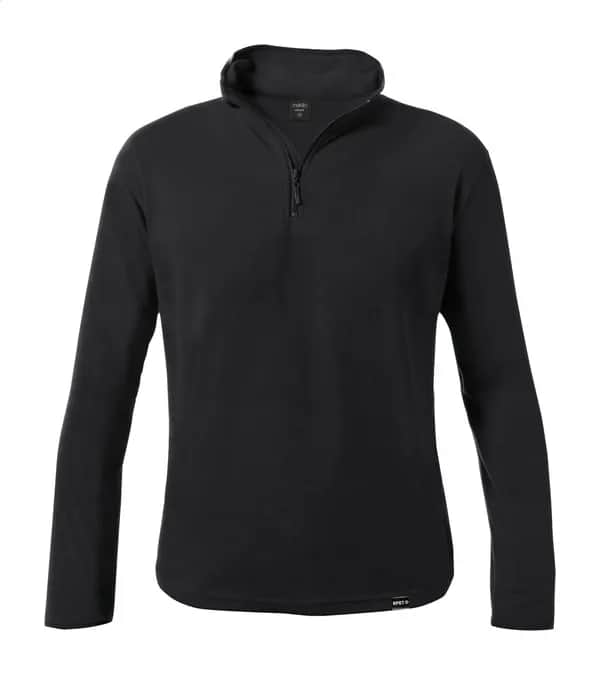 RPET-Fleecejacke - Mecox - schwarz (-10)
