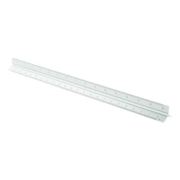 Dreieckiges Scalimeterlienal - Trillin - silber