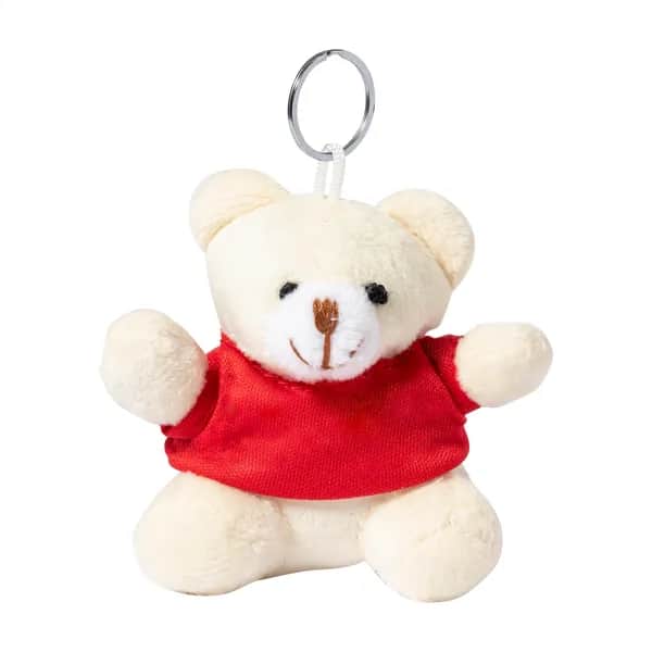plüsch teddybär schlüsselanhänger - Keyted - rot (-05)