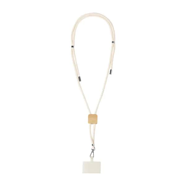 Handyhalter-Lanyard, Kreis - Cohol Neck - natur (-C)