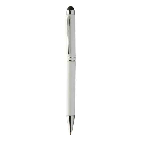 Touchpen mit Kugelschreiber - Bishop - weiß (-01)