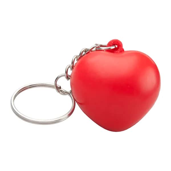 Antistressball mit Schlüsselanhänger - Cutix - rot (-05)