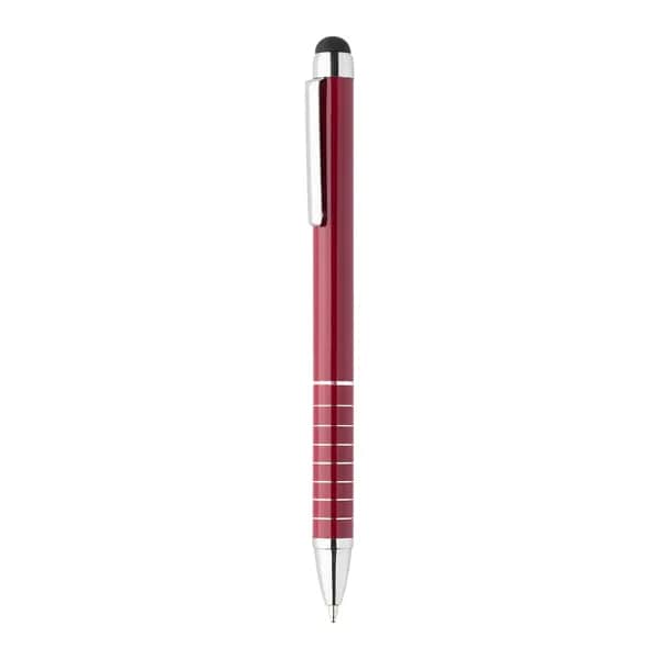 Touchpen mit Kugelschreiber - Gambit - weinrot (-08)