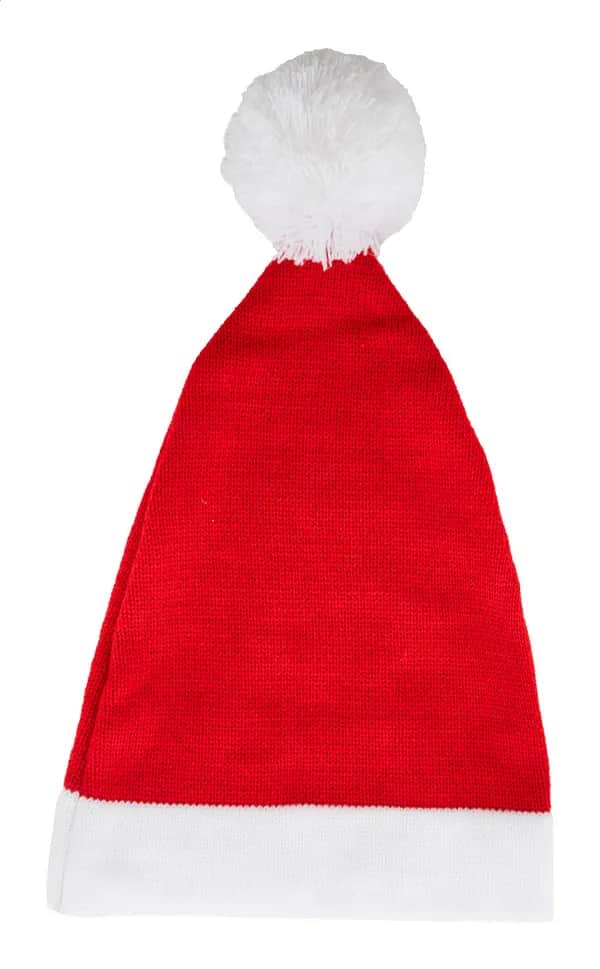 gestrickte Weihnachtsmütze - Babbo - rot (-05)