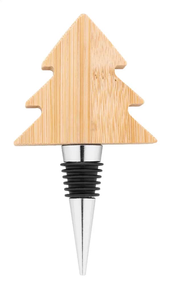 Weinverschluss mit Weihnachtsmotiv - Ortega - natur