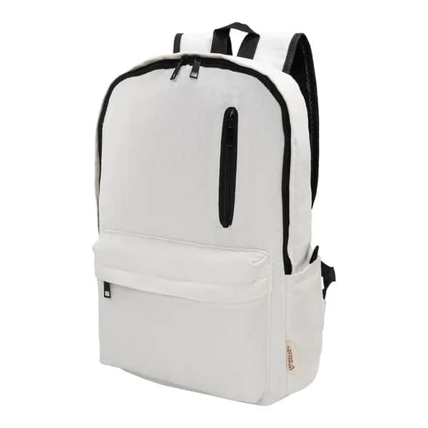 Rucksack aus recyceltem Canvas - Recabak - weiß (-01)