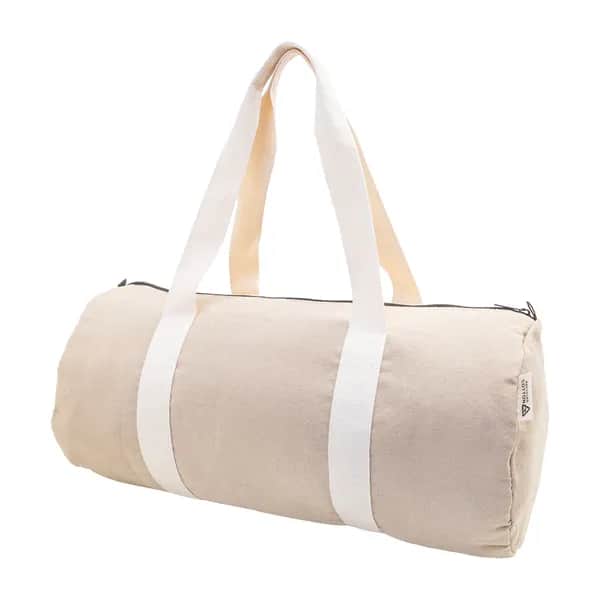 Sporttasche aus recyceltem Canvas - Rekan Duff - natur (-00)